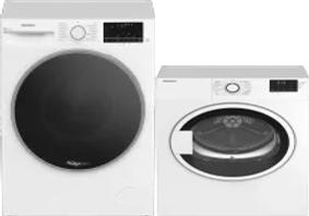 Side by Side Washer & Dryer Set